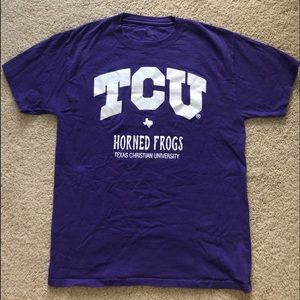 TCU Horned frogs purple t-shirt
